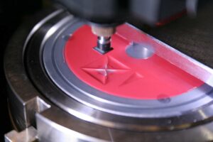 direct dispensing of SMD adhesive with crosswise structured form tool