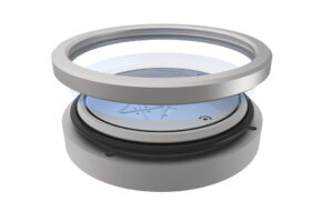 vacuum round blank with carrier material (foil)