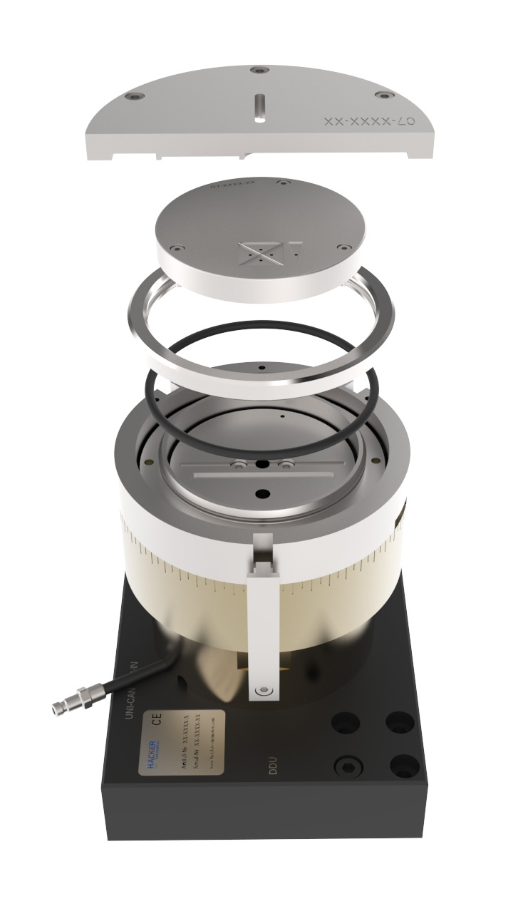 Fig. 1: direct dispensing unit - exploded view